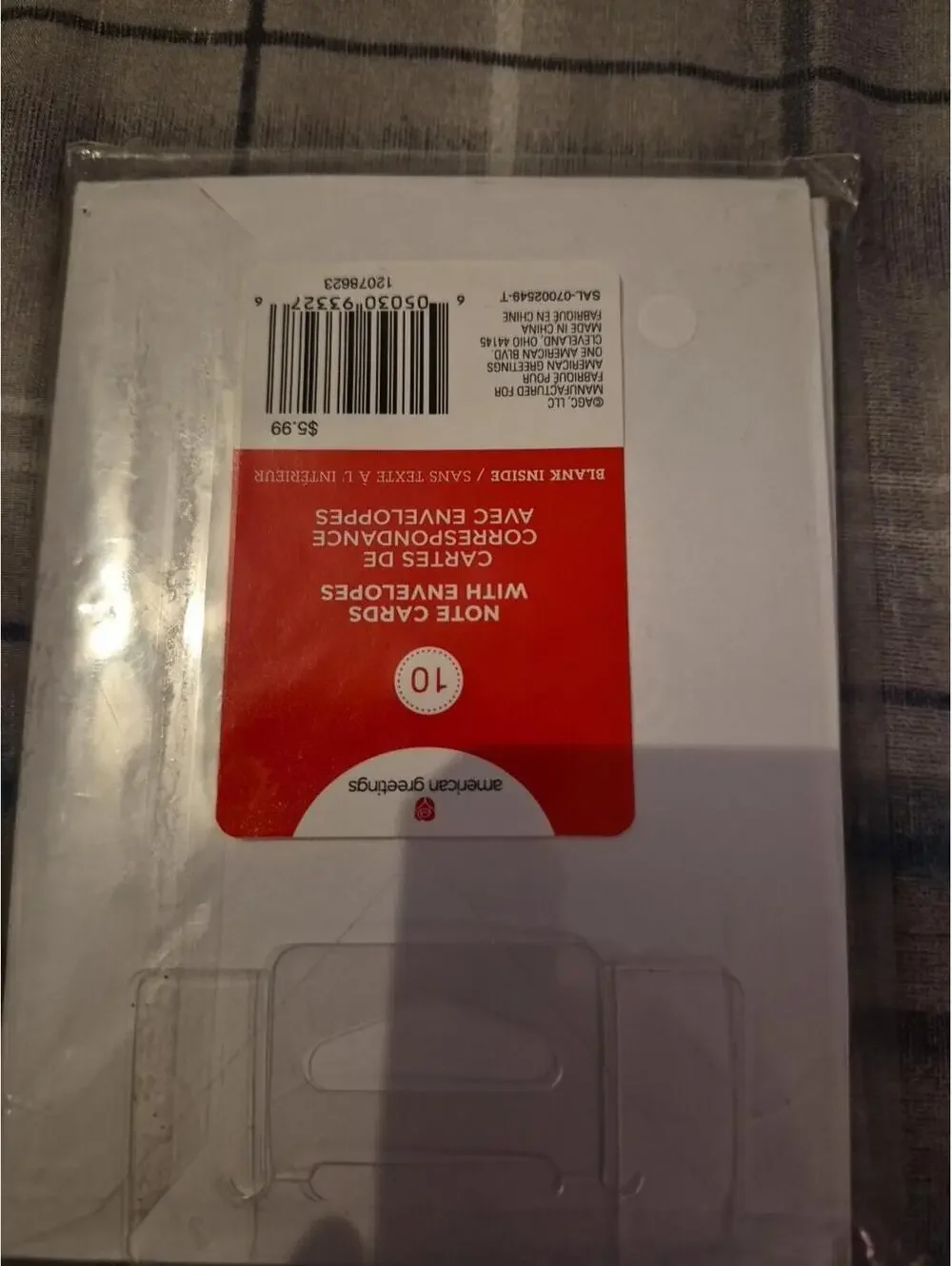 American Greetings Thank You Notes With Envelopes Qty 8